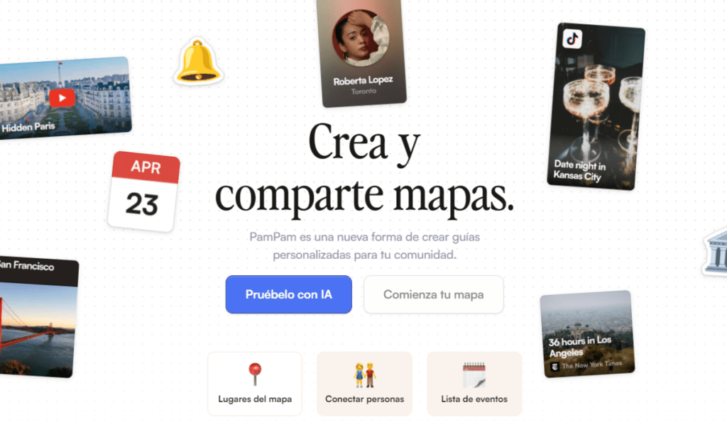 PamPam, la nueva plataforma de mapas interactivos que tiene todas las papeletas para convertirse en una de tus redes sociales&nbsp;favoritas